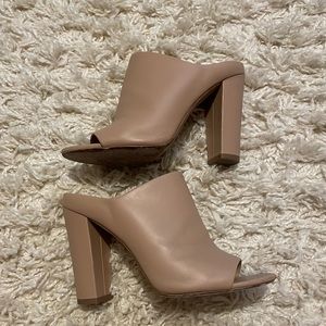 Tan Vince Mules size 7